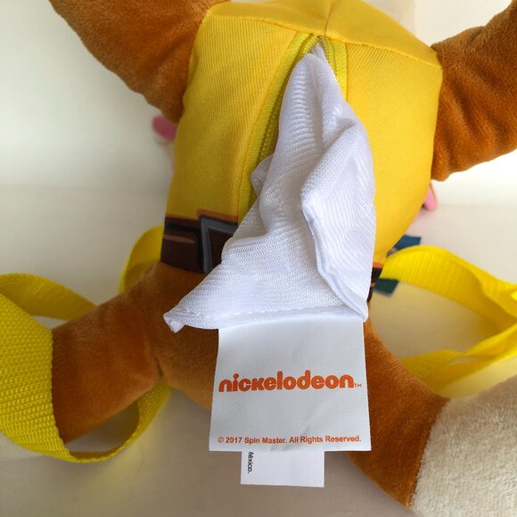 New w/Tag Paw Patrol Rubble Plush Backpack  Large Pillow Pal Bag For Age 3+ - Picture 8 of 10